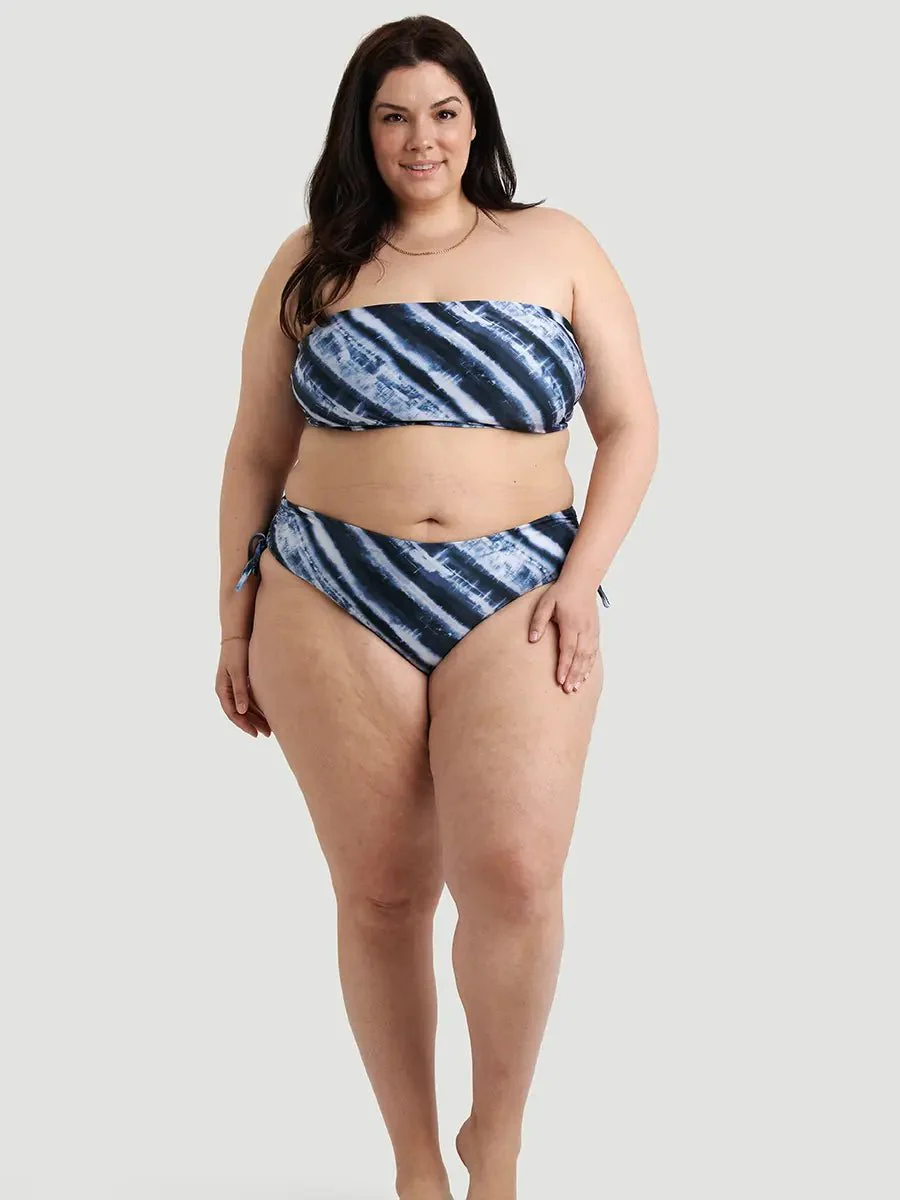 Bas de Bikini Plissé à Cordons de Serrage Jazz - Brise - Image 4