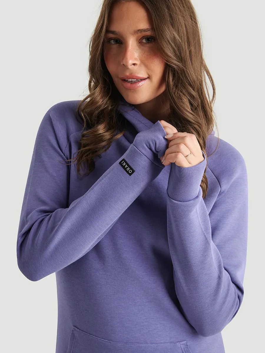 Chandail à capuchon classique Modaluxe - Lilas foncé - Image 3