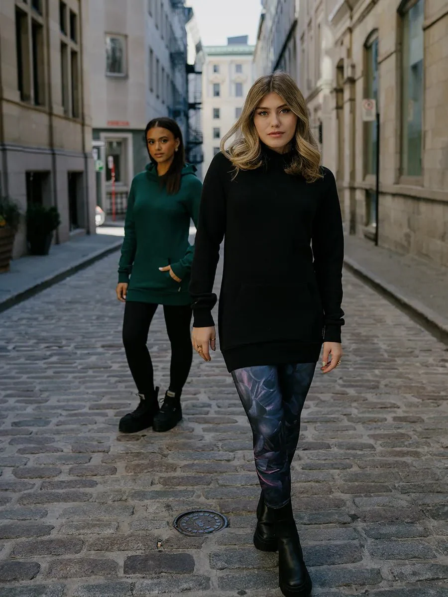 Chandail à capuchon classique Modaluxe - Noir - Image 3