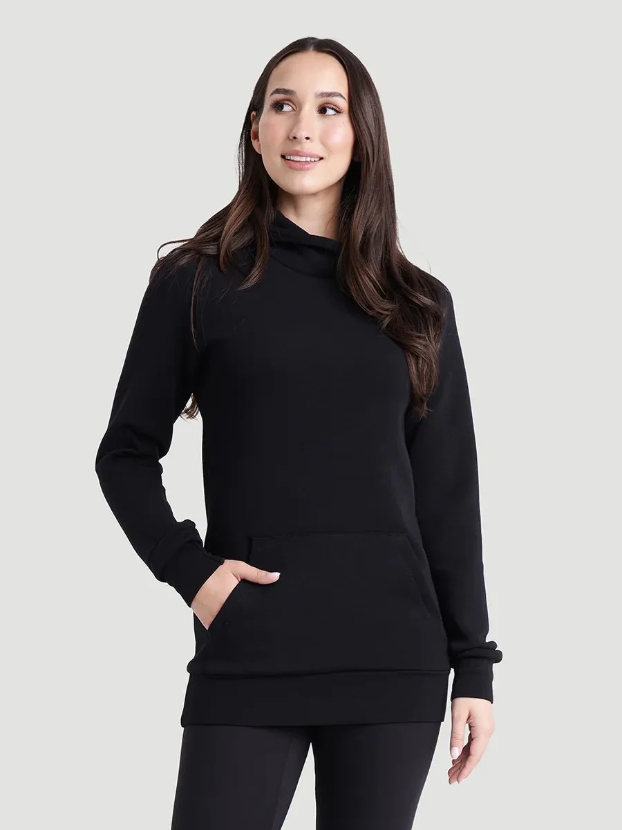 Chandail à capuchon classique Modaluxe - Noir - Image 4