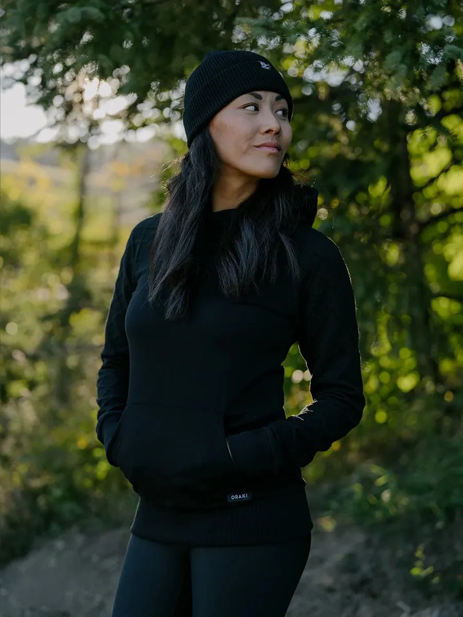 Chandail à capuchon polar Zephyr et texturé - Noir - Image 4