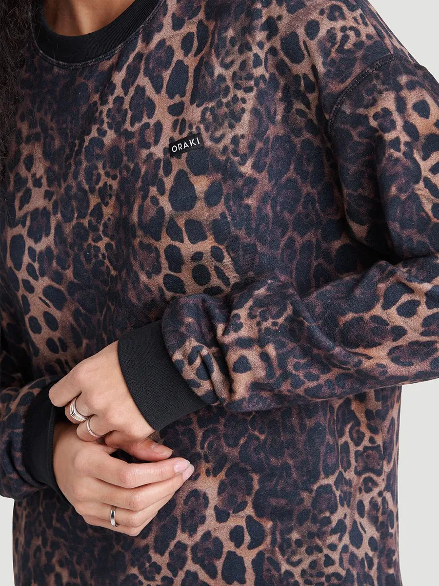 Chandail Fantastic Terry stretch - Léopard foncé - Image 4