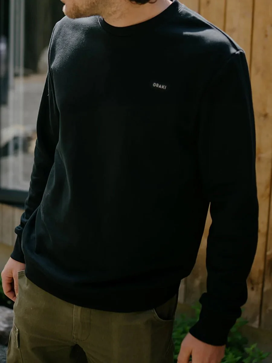 Chandail col rond Sorona Homme - Noir - Image 4