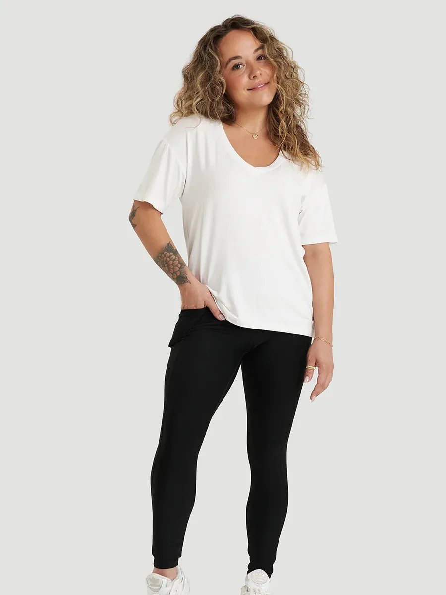 Legging taille haute avec poches Ecomove - Noir - Image 6
