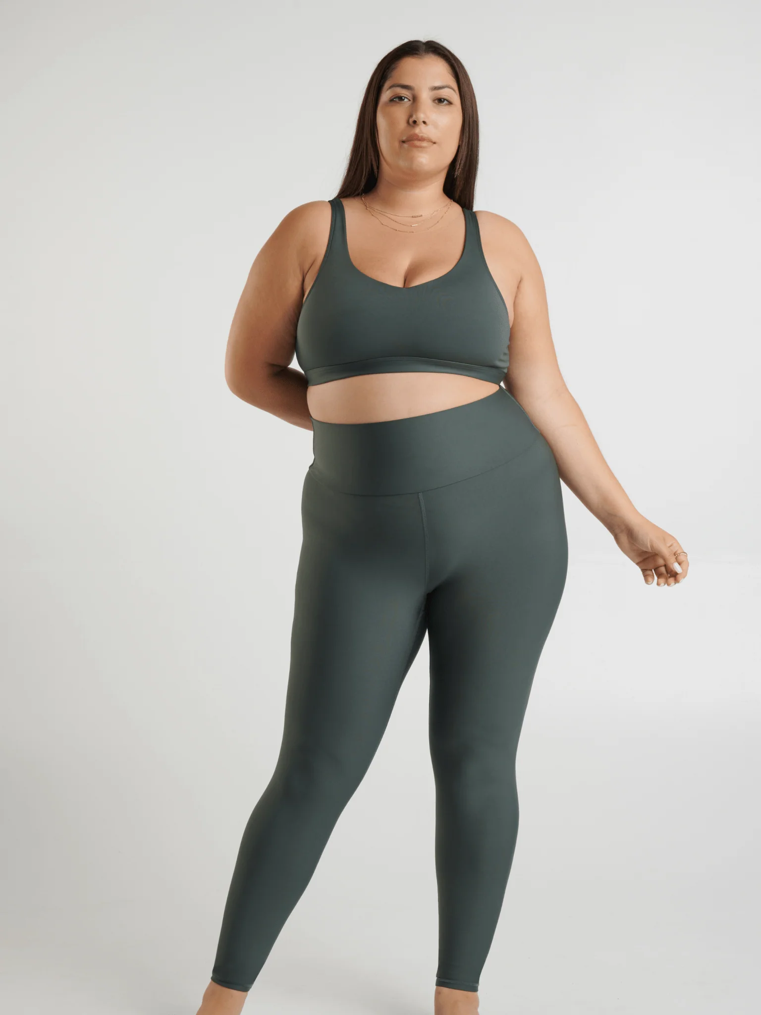 Legging classique taille haute Ecomove – Eucalyptus - Image 5