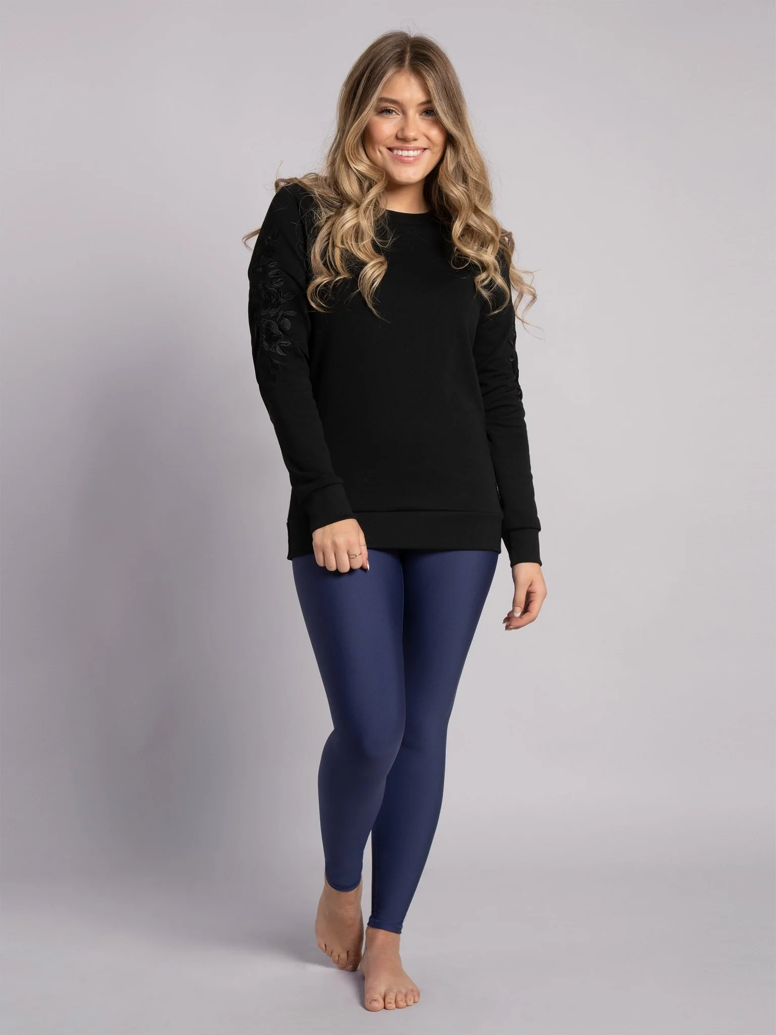 Legging Classique Taille Haute Ecomove - Midnight - Image 3