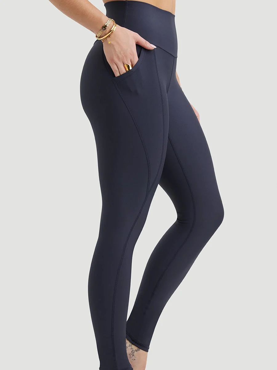 Legging Taille Haute avec Poches Ecomove - Océan - Image 5