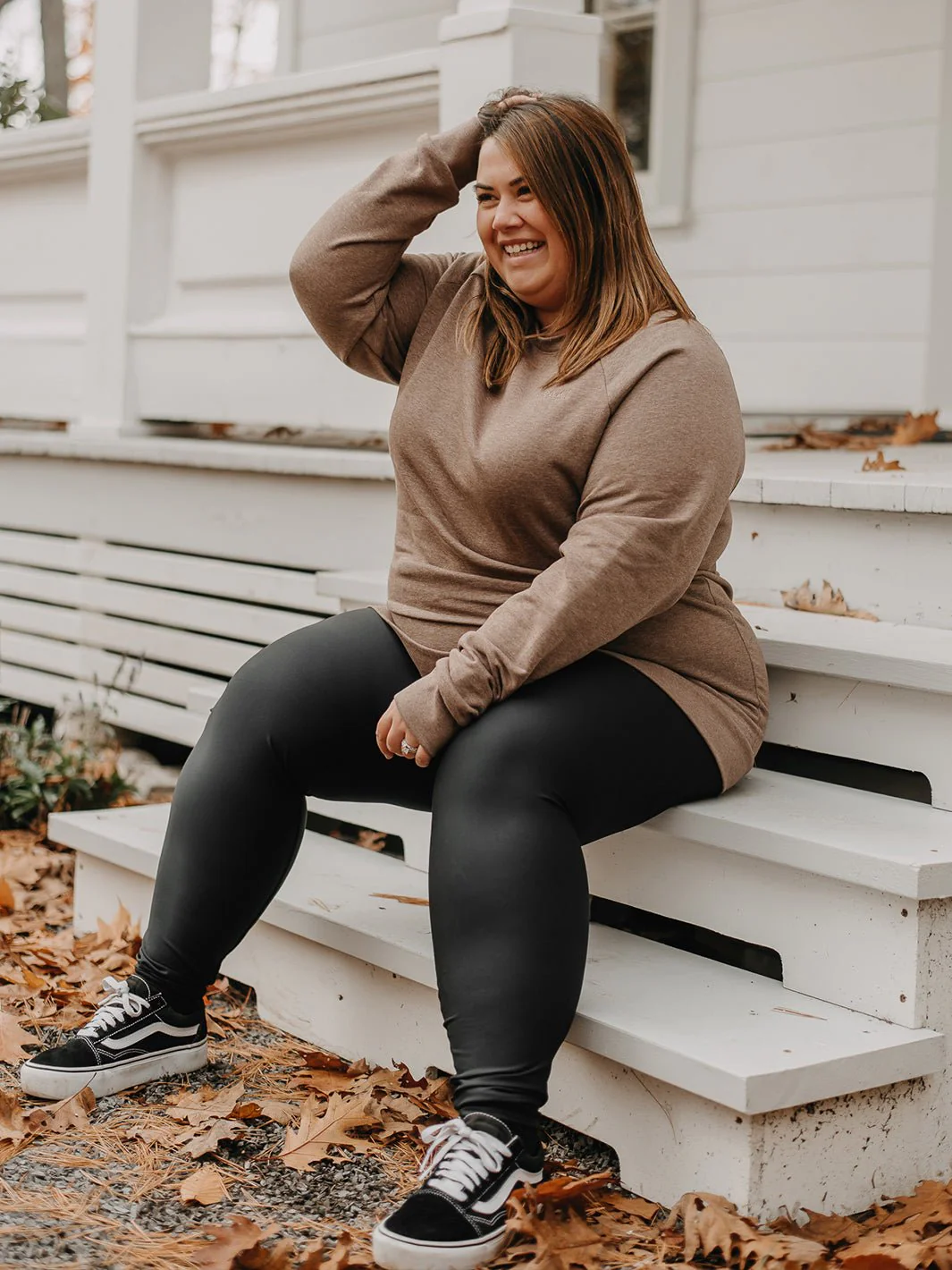 Legging classique taille haute Ecomove - Noir - Image 3