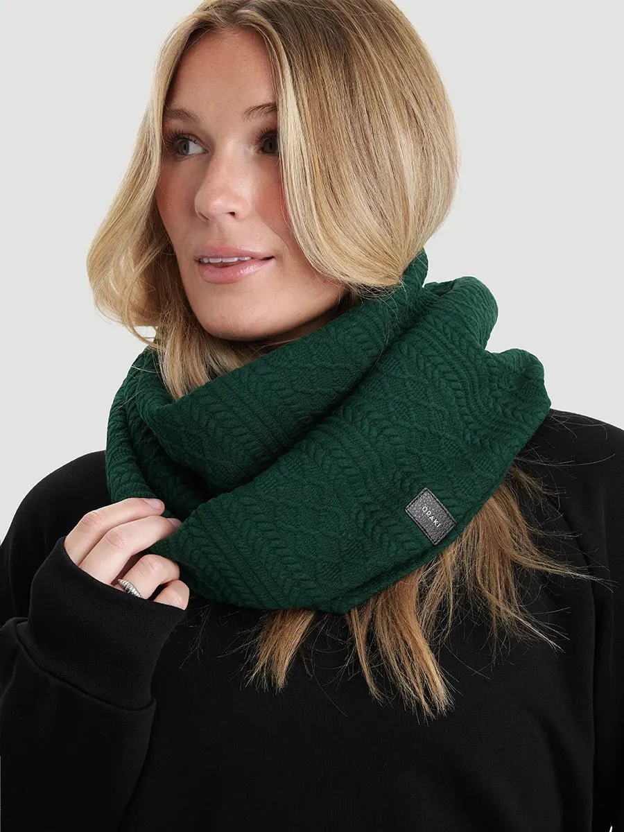 Foulard infini effet tricot - Cèdre - Image 3