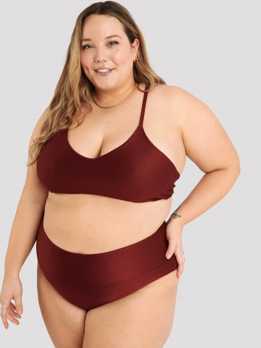 Haut de Bikini Triangle avec Dos Croisé Ajustable Elegant - Porto - Image 4