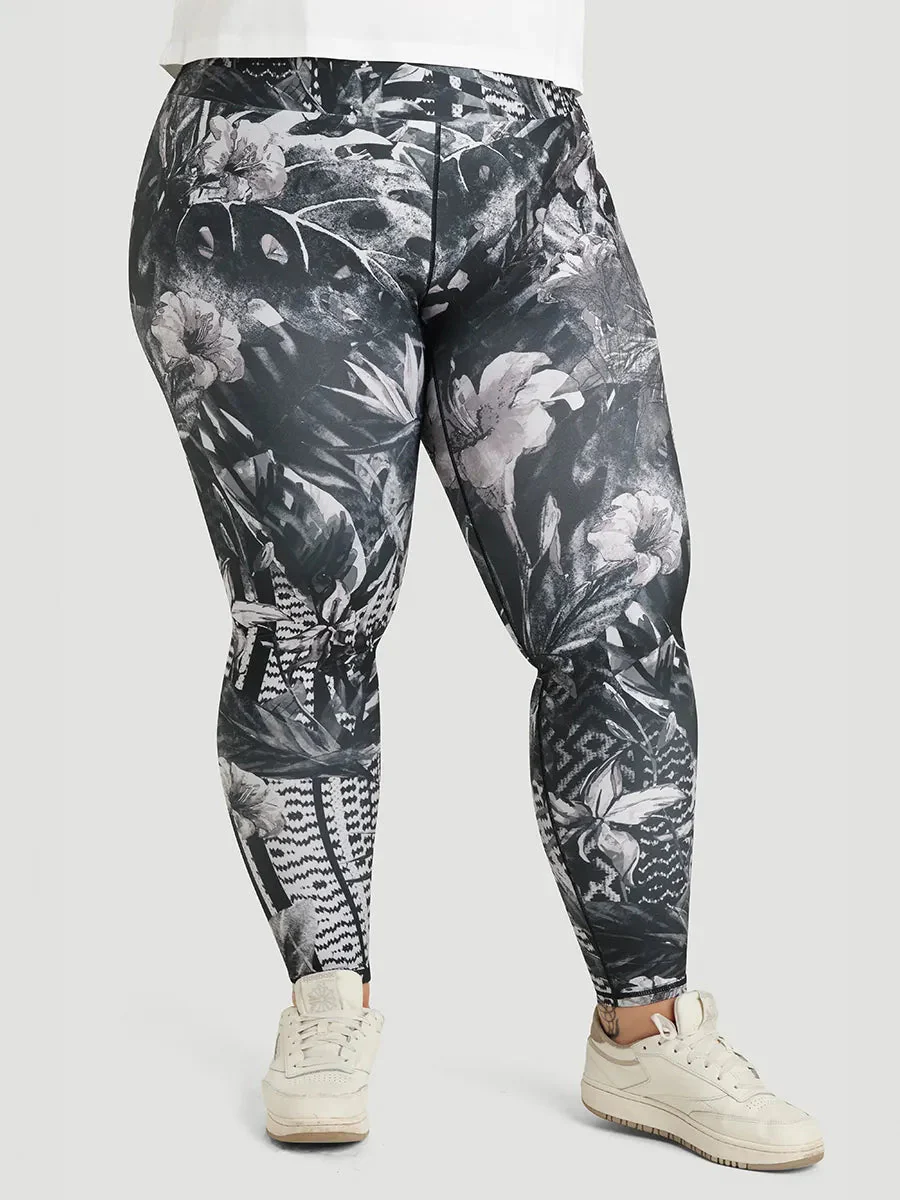 Legging Classique Taille Haute Ecomove - Jungle Black - Image 3