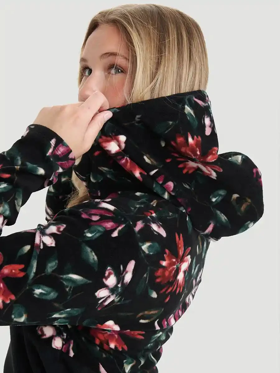 Polaire tunique à zip Solène - Folia/Noir - Image 3