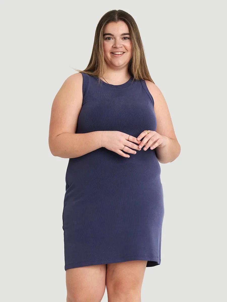 Robe Lovely ajustée côtelée - Mirage - Image 3