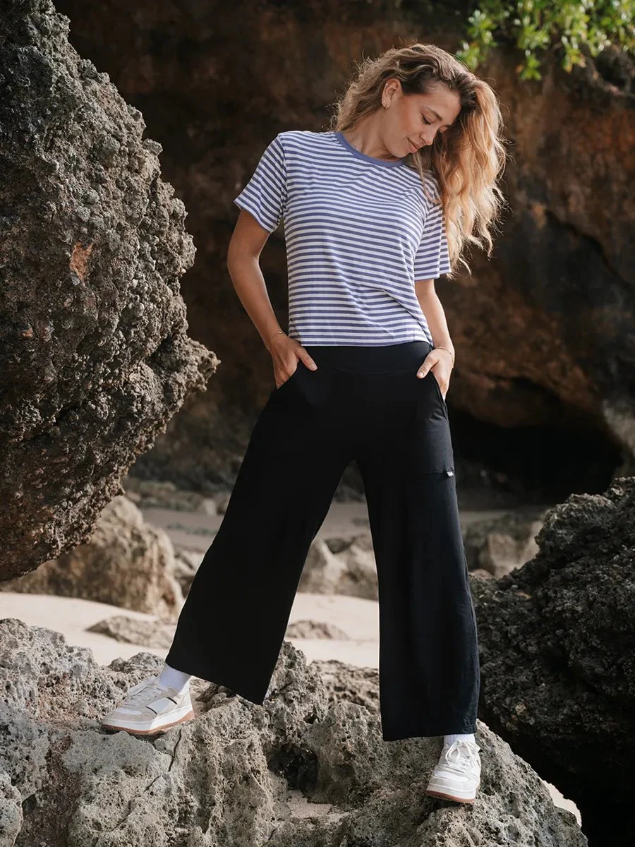 T-Shirt tout-aller Ecovero™ - Rayures Lilas - Image 4