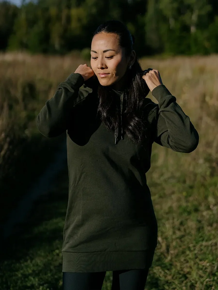 Tunique French Terry à capuchon - Boisé - Image 3