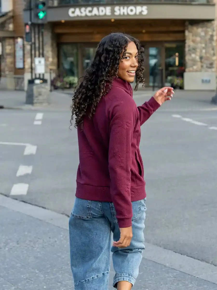 Veste bomber texturée - Dahlia - Image 3